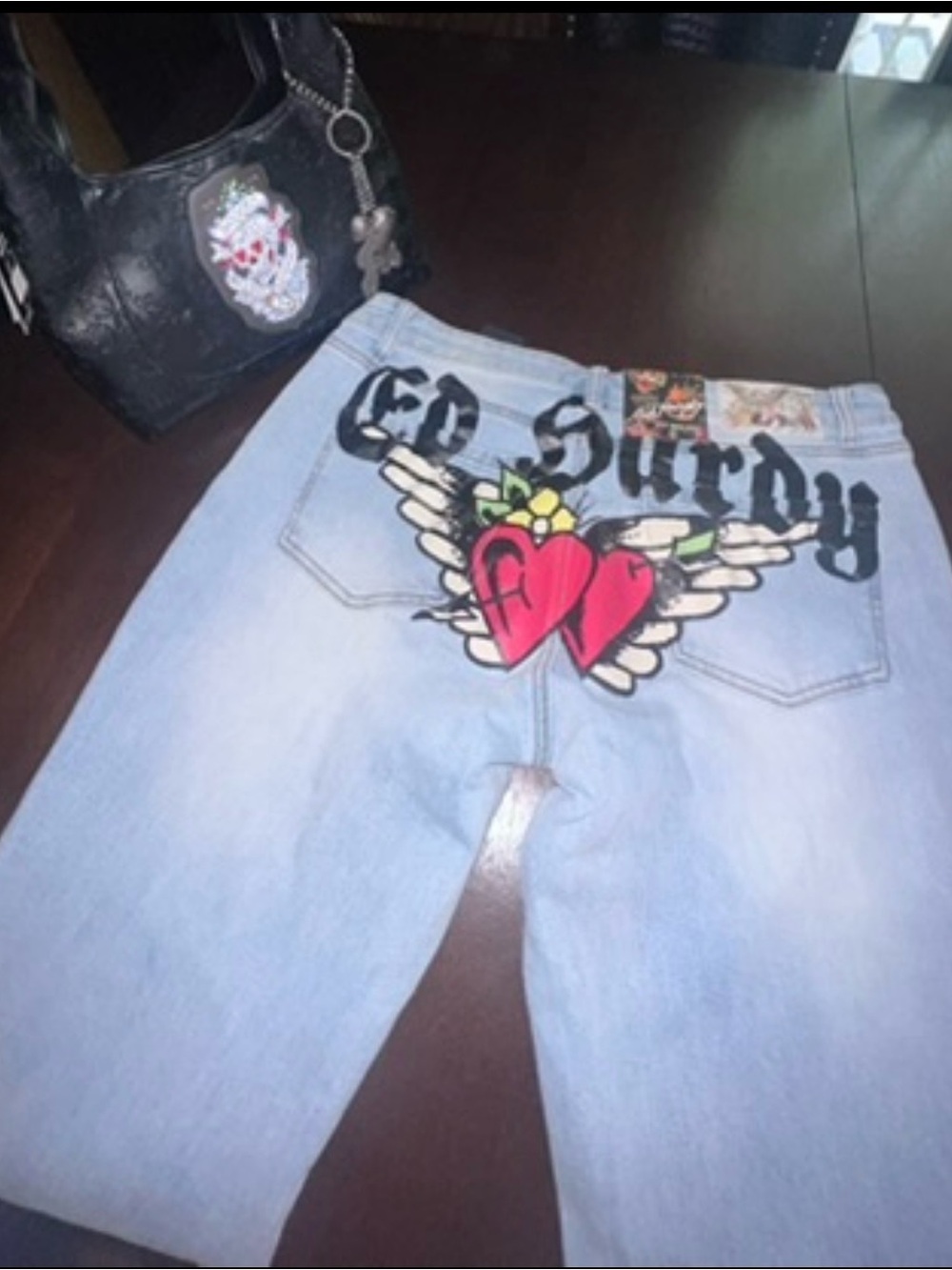 ❤️ED HARDY WOMAN JEANS SIZE 34 NWT🔥 (Jeans only)